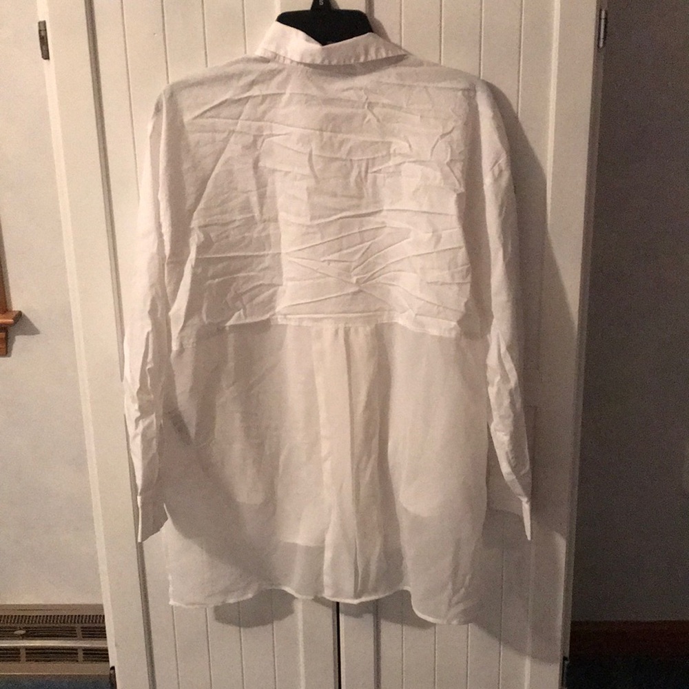 Whit Button Up - Picture 2 of 2